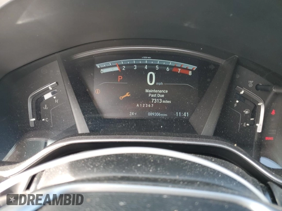 2017 Honda CR-V Touring with VIN 5J6RW2H90HL051779, listed as a Copart auction lot 45591765 with 89,306 mi miles and Salvage Title. Bid and sale history available at carsss.com. Image 9.