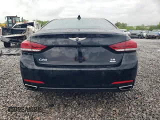 2017 Genesis G80 3.8L with VIN KMHGN4JE7HU201735, listed as a Copart auction lot 54178545 with 153,537 mi miles and Salvage title. Bid and sale history available at DreamBid. Image 6.