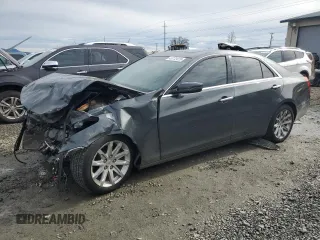 2014 Cadillac CTS Luxury RWD with VIN 1G6AR5SX1E0166474, listed as a Copart auction lot 49721625 with 112,390 mi miles and Salvage Title. Bid and sale history available at carsss.com. Image 1.
