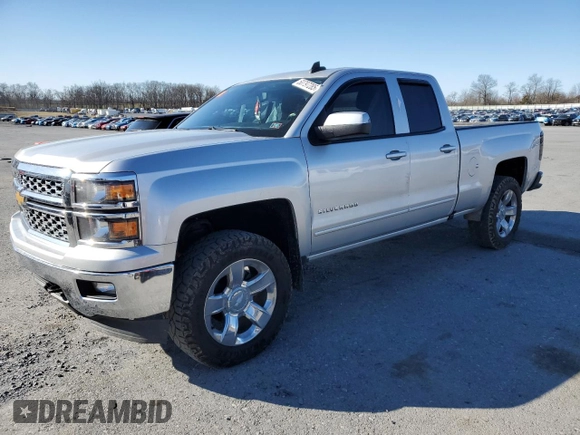 2015 Chevrolet Silverado 1500 LT with VIN 1GCVKREC4FZ381668, listed as a Copart auction lot 50797285 with 172,540 mi miles and Salvage Title. Bid and sale history available at DreamBid. Image 1.