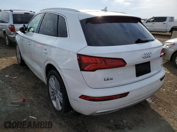 2019 Audi Q5 Premium Plus with VIN WA1BNAFY7K2080928, listed as a Copart auction lot 63983112 with 40,715 mi miles. Bid and sale history available at carsss.com. Image 3.