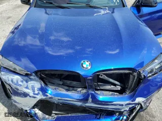 2022 BMW X3 M with VIN 5YM13EC09N9L69499, listed as a Copart auction lot 48758124 with 0 mi miles. Bid and sale history available at carsss.com. Image 12.