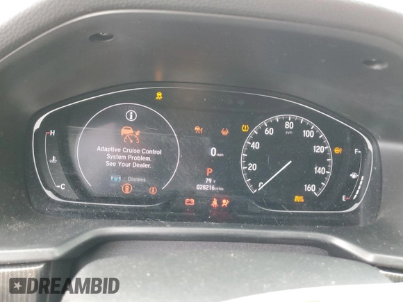 2021 Honda Accord Sport with VIN 1HGCV2F30MA029866, listed as a Copart auction lot 58736855 with 28,216 mi miles and Salvage title. Bid and sale history available at DreamBid. Image 9.