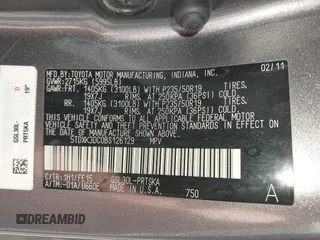 2011 Toyota Sienna SE с VIN 5TDXK3DC0BS126129, выставлен на аукционе IAAI как лот 42200517 с пробегом 158 408 миль миль и . История ставок и продаж доступна на DreamBid. Изображение 9.