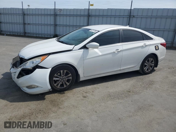 2013 Hyundai Sonata GLS with VIN 5NPEB4AC8DH659727, listed as a Copart auction lot 54721785 with 111,606 mi miles and Salvage Title. Bid and sale history available at carsss.com. Image 1.