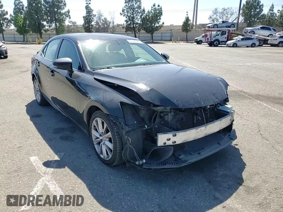 2015 Lexus IS 250 with VIN JTHBF1D23F5044819, listed as a Copart auction lot 61185585 with 183,836 mi miles and Salvage title. Bid and sale history available at DreamBid. Image 14.