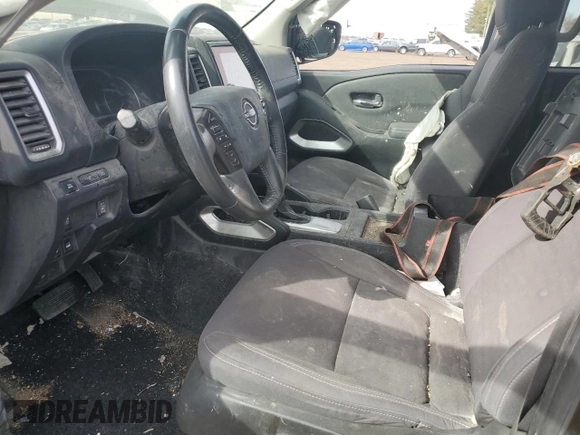 2022 Nissan Frontier SV with VIN 1N6ED1EKXNN688414, listed as a Copart auction lot 48594735 with 47,123 mi miles and Salvage title. Bid and sale history available at DreamBid. Image 7.