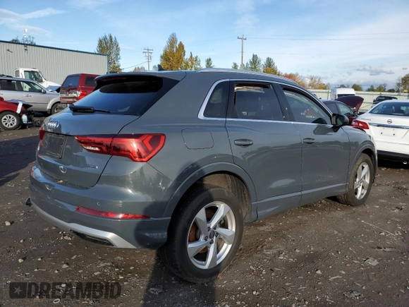 2019 Audi Q3 Premium with VIN WA1AECF38K1087128, listed as a Copart auction lot 66690412 with 16,575 mi miles. Bid and sale history available at carsss.com. Image 4.