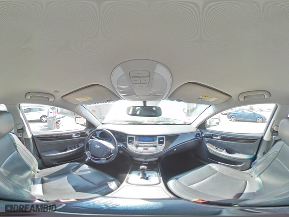 2013 Hyundai Genesis 3.8L with VIN KMHGC4DD6DU233434, listed as a Copart auction lot 50973905 with 154,877 mi miles and Salvage Title. Bid and sale history available at carsss.com. Image 13.