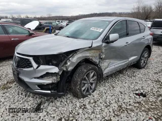 2020 Acura RDX w/Technology Pkg with VIN 5J8TC1H59LL004742, listed as a Copart auction lot 42829615 with 34,790 mi miles and Salvage Title. Bid and sale history available at carsss.com. Image 1.