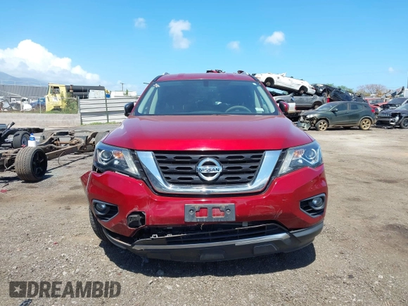 2018 Nissan Pathfinder SV with VIN 5N1DR2MM2JC640660, listed as a IAAI auction lot 41755834 with 76,801 mi miles and . Bid and sale history available at DreamBid. Image 12.