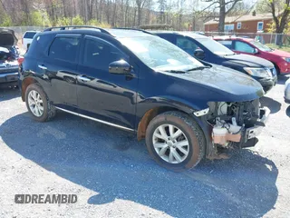 2014 Nissan Murano S with VIN JN8AZ1MW2EW510180, listed as a IAAI auction lot 41930346 with 155,754 mi miles and . Bid and sale history available at DreamBid. Image 1.