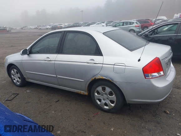 2008 Kia Spectra EX with VIN KNAFE122885522404, listed as a IAAI auction lot 41918687 with 127,060 mi miles. Bid and sale history available at carsss.com. Image 14.