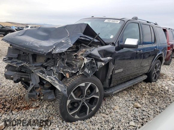 2008 Ford Explorer Limited z VIN 1FMEU65E98UA83493, wystawiony jako Copart lot #76616024 z przebiegiem 125 879 mil mil oraz Szkoda całkowita • Salvage title. Historia ofert i sprzedaży dostępna na DreamBid. Obrazek 1.