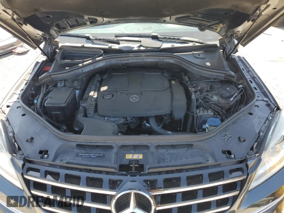 2015 Mercedes-Benz M ML 350 with VIN 4JGDA5JB9FA592587, listed as a Copart auction lot 52114055 with 73,978 mi miles and Salvage Title. Bid and sale history available at carsss.com. Image 12.
