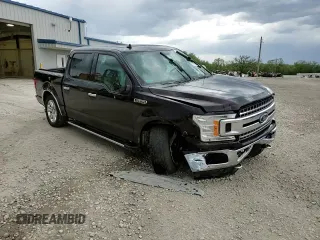 2019 Ford F-150 XL with VIN 1FTEW1EP6KFA59568, listed as a Copart auction lot 57139785 with 76,297 mi miles and Salvage title. Bid and sale history available at DreamBid. Image 13.