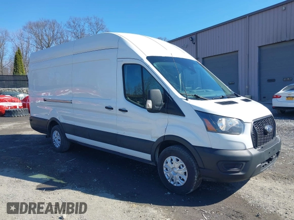 2021 Ford Transit Cargo with VIN 1FTBW3XG9MKA38848, listed as a IAAI auction lot 41838288 with 48,729 mi miles. Bid and sale history available at carsss.com. Image 1.