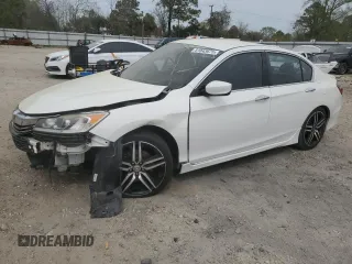 2016 Honda Accord Sport z VIN 1HGCR2F59GA022103, wystawiony jako Copart lot #51843675 z przebiegiem 107 411 mil mil oraz Szkoda całkowita • Salvage title. Historia ofert i sprzedaży dostępna na DreamBid. Obrazek 1.