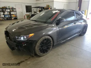 2021 Hyundai Veloster Turbo R-Spec with VIN KMHTH6AB8MU032312, listed as a Copart auction lot 42138813 with 49,624 mi miles. Bid and sale history available at carsss.com. Image 1.