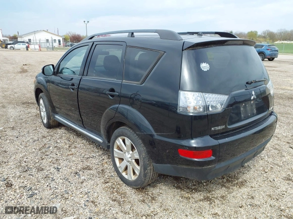 2012 Mitsubishi Outlander SE with VIN JA4AS3AW4CU006815, listed as a IAAI auction lot 41652578 with 130,000 mi miles. Bid and sale history available at carsss.com. Image 3.