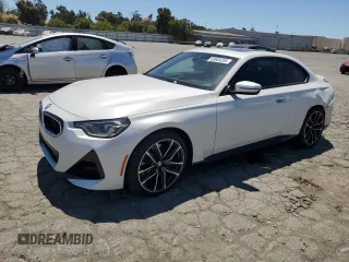 2023 BMW 2 Series 230i with VIN 3MW23CM02P8C97734, listed as a Copart auction lot 63805255 with 6,140 mi miles and Salvage title. Bid and sale history available at DreamBid. Image 1.