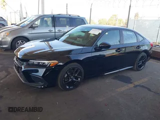 2024 Honda Civic Sedan Sport with VIN 2HGFE2F55RH587283, listed as a IAAI auction lot 41673757 with 4,978 mi miles. Bid and sale history available at carsss.com. Image 14.
