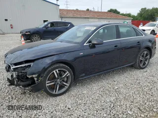 2017 Audi A4 Premium Plus with VIN WAUENAF40HN070469, listed as a Copart auction lot 61042625 with 63,087 mi miles and Salvage title. Bid and sale history available at DreamBid. Image 1.