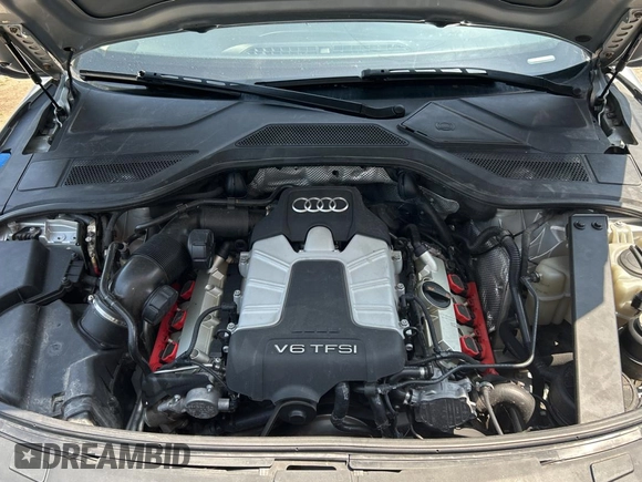 2013 Audi A8 3.0L with VIN WAURGAFD6DN010072, listed as a Copart auction lot 57999295 with 116,555 mi miles and Salvage title. Bid and sale history available at DreamBid. Image 7.