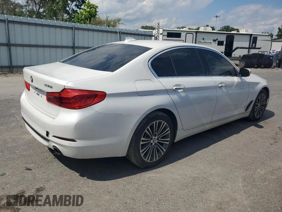 2018 BMW 5 Series 530i with VIN WBAJA5C58JWA39259, listed as a Copart auction lot 65242725 with 71,486 mi miles and Clean title. Bid and sale history available at DreamBid. Image 3.