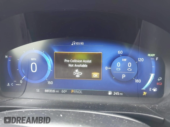 2020 Ford Escape SE Sport Hybrid with VIN 1FMCU9BZ8LUC13160, listed as a IAAI auction lot 42371641 with 88,133 mi miles and . Bid and sale history available at DreamBid. Image 7.