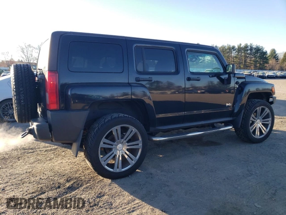 2007 Hummer H3 SUV with VIN 5GTDN13E578124088, listed as a Copart auction lot 49631365 with 192,864 mi miles and Salvage Title. Bid and sale history available at carsss.com. Image 3.