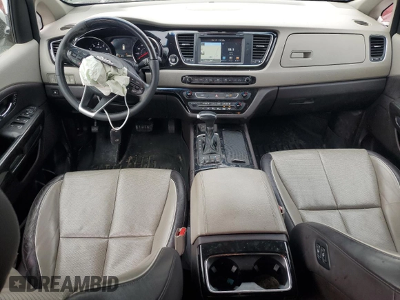 2018 Kia Sedona SX-L with VIN KNDME5C14J6374887, listed as a Copart auction lot 85730294 with 142,626 mi miles and Salvage Title. Bid and sale history available at carsss.com. Image 8.