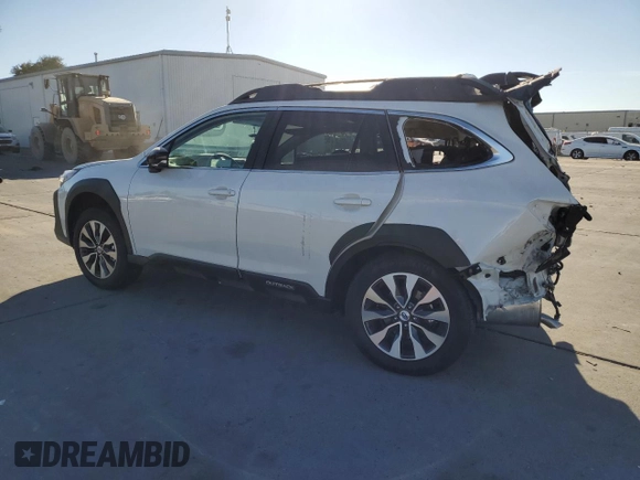 2025 Subaru Outback Limited XT with VIN 4S4BTGND1S3124019, listed as a Copart auction lot 77394054 with 2,041 mi miles and Salvage Title. Bid and sale history available at carsss.com. Image 2.