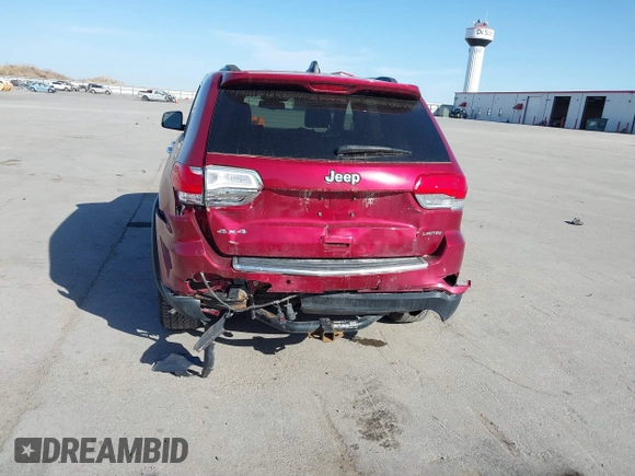 2015 Jeep Grand Cherokee Limited with VIN 1C4RJFBG5FC836296, listed as a IAAI auction lot 41803918 with 173,828 mi miles. Bid and sale history available at carsss.com. Image 6.