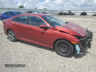 2020 Honda Civic LX z VIN 19XFC2F61LE024036, wystawiony jako Copart lot #56090685 z przebiegiem 71 290 mil mil oraz Szkoda całkowita • Salvage title. Historia ofert i sprzedaży dostępna na DreamBid. Obrazek 4.