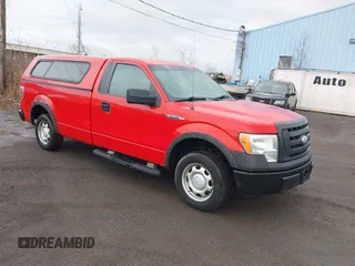 2009 Ford F-150 XL with VIN 1FTRF12W49KB74779, listed as a IAAI auction lot 41855009 with 218,007 mi miles and . Bid and sale history available at carsss.com. Image 1.