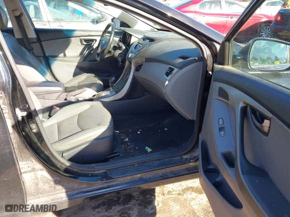 2013 Hyundai Elantra GLS PZEV with VIN KMHDH4AE4DU574977, listed as a IAAI auction lot 41608098 with 116,899 mi miles. Bid and sale history available at carsss.com. Image 5.
