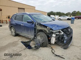 2017 Nissan Rogue SV with VIN 5N1AT2MTXHC744920, listed as a Copart auction lot 43873515 with 157,681 mi miles and Salvage Title. Bid and sale history available at carsss.com. Image 4.