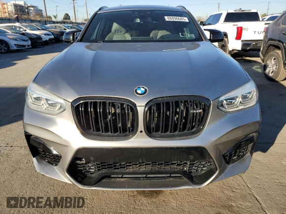 2020 BMW X4 M Competition z VIN 5YMUJ0C02L9C47802, wystawiony jako Copart lot #88896685 z przebiegiem Nie podano mil oraz Szkody całkowita. Historia ofert i sprzedaży dostępna na DreamBid. Obrazek 5.