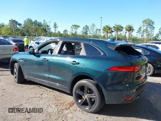 2018 Jaguar F-Pace with VIN SADCL2FN4JA260498, listed as a IAAI auction lot 41130261 with 128,313 mi miles and . Bid and sale history available at DreamBid. Image 3.