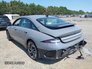2023 Hyundai IONIQ 6 Limited with VIN KMHM54AAXPA039955, listed as a IAAI auction lot 40269943 with 1 mi miles. Bid and sale history available at carsss.com. Image 3.