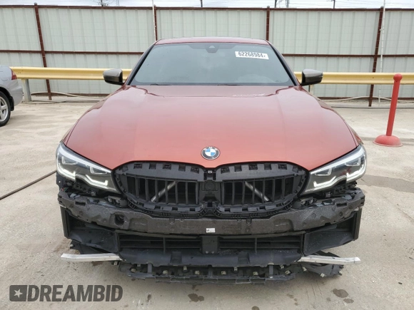 2020 BMW 3 Series M340i xDrive with VIN WBA5U9C04LFH11101, listed as a Copart auction lot 62268984 with 47,696 mi miles and Clean Title. Bid and sale history available at DreamBid. Image 5.