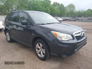 2014 Subaru Forester 2.5i Premium with VIN JF2SJADC5EH402946, listed as a IAAI auction lot 42112508 with 254,173 mi miles. Bid and sale history available at carsss.com. Image 1.