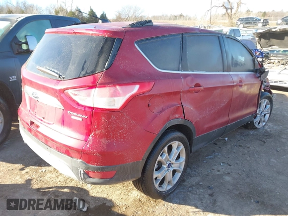 2014 Ford Escape Titanium with VIN 1FMCU9J98EUA77116, listed as a IAAI auction lot 41260418 with 153,831 mi miles. Bid and sale history available at carsss.com. Image 4.