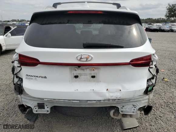 2022 Hyundai Santa Fe SEL with VIN 5NMS24AJ4NH378170, listed as a Copart auction lot 43374995 with 156,444 mi miles and Salvage Title. Bid and sale history available at carsss.com. Image 6.