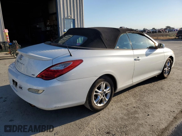 2007 Toyota Solara SE with VIN 4T1FA38P67U115629, listed as a Copart auction lot 72619864 with 215,101 mi miles and Salvage Title. Bid and sale history available at carsss.com. Image 3.