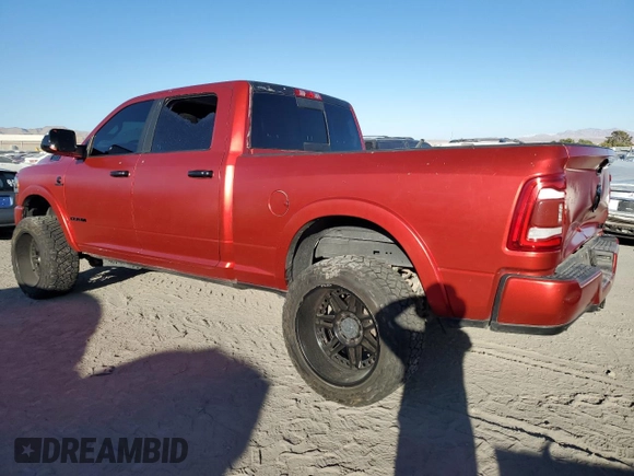 2021 Ram 2500 Laramie with VIN 3C6UR5FL6MG594415, listed as a Copart auction lot 75333454 with 63,082 mi miles and Salvage Title. Bid and sale history available at carsss.com. Image 2.