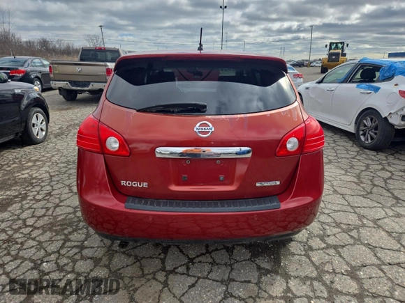 2013 Nissan Rogue S with VIN JN8AS5MT5DW003581, listed as a Copart auction lot 86542524 with 347,946 mi miles and Clean Title. Bid and sale history available at DreamBid. Image 6.