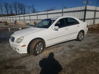 2005 Mercedes-Benz C 240 with VIN WDBRF81J75F636395, listed as a Copart auction lot 87798865 with 80,634 mi miles and Salvage Title. Bid and sale history available at DreamBid. Image 1.