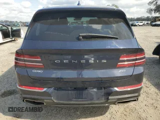 2023 Genesis GV80 with VIN KMUHBDSB3PU121883, listed as a Copart auction lot 43730985 with 45,481 mi miles and Non repairable. Bid and sale history available at DreamBid. Image 6.